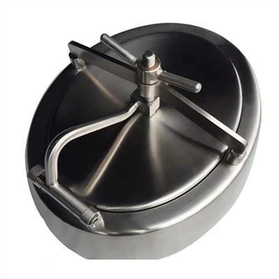 Keluli tahan karat Oval Tank Manhole Cover